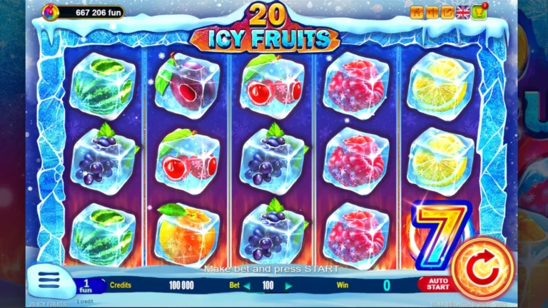 20 Icy Fruits official Belatra slot cover artwork