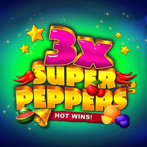 3x Super Peppers official Belatra slot cover artwork
