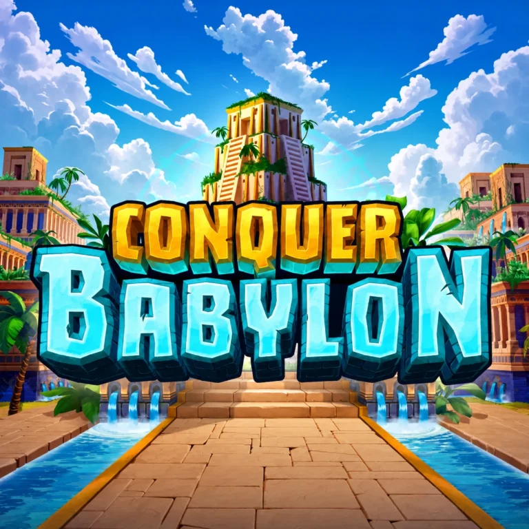 Conquer Babylon slot cover artwork by Relax Gaming