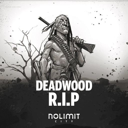 Deadwood R.I.P official Nolimit City slot cover artwork