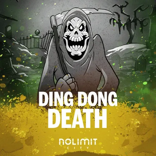 Ding Dong Death official Nolimit City slot cover artwork