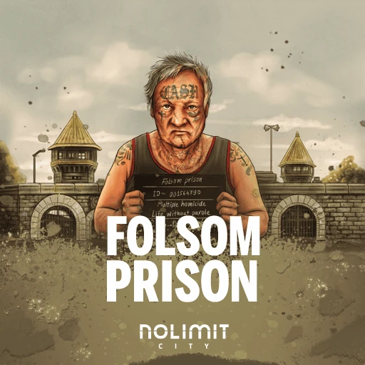 Folsom Prison official Nolimit City slot cover artwork
