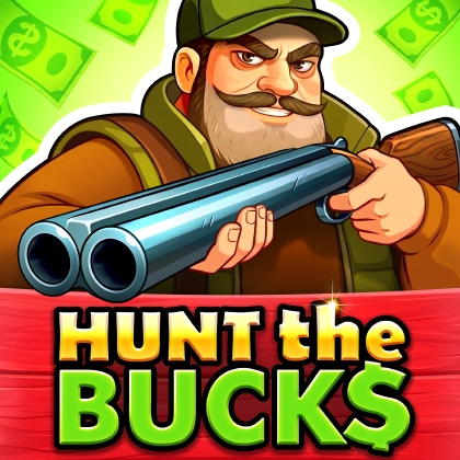 Hunt the Bucks official Belatra slot cover artwork