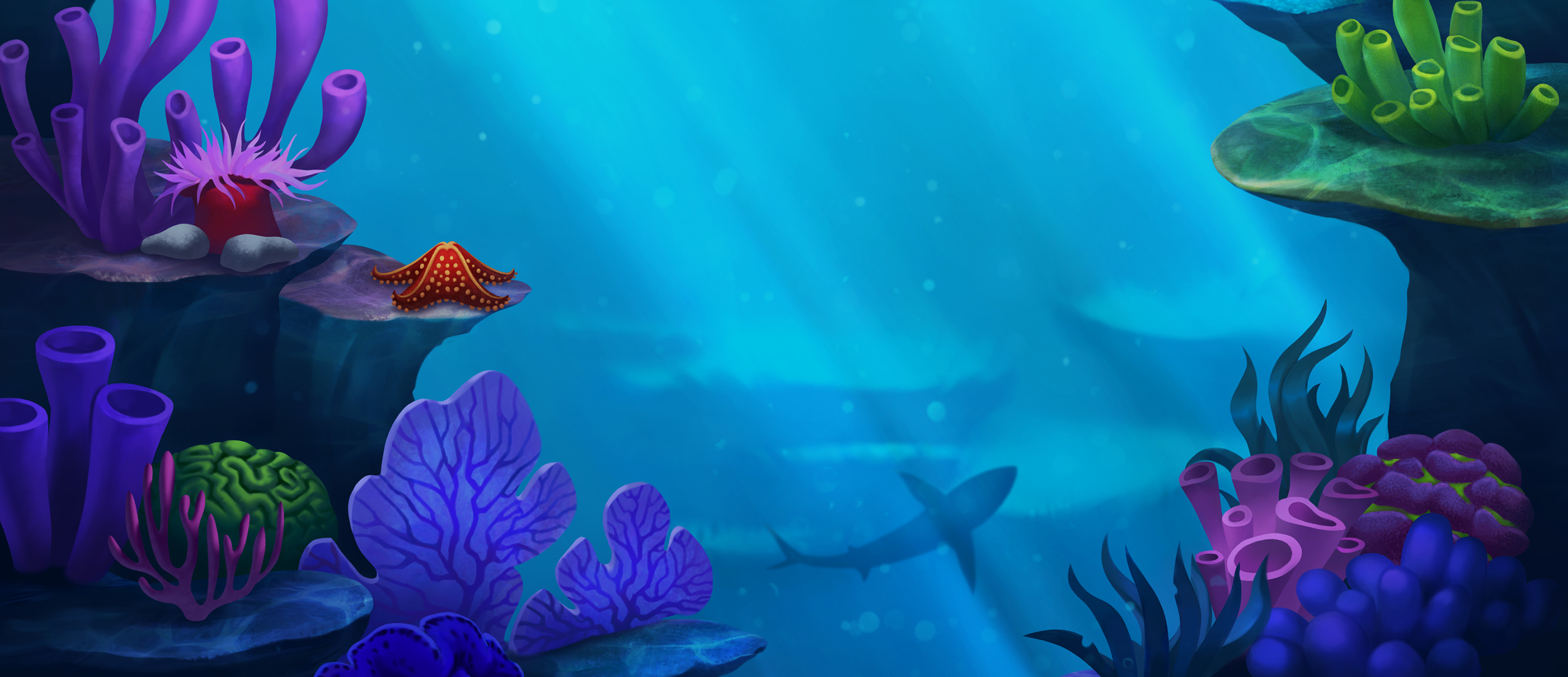 Razor Shark Jackpots official Push Gaming landscape artwork