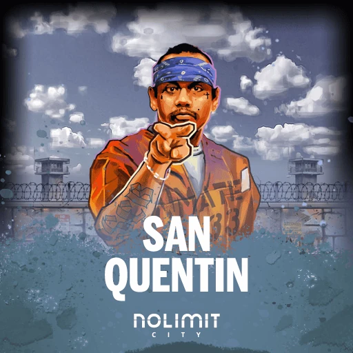 San Quentin xWays® official Nolimit City slot cover artwork