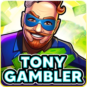 Tony Gambler official Belatra slot cover artwork