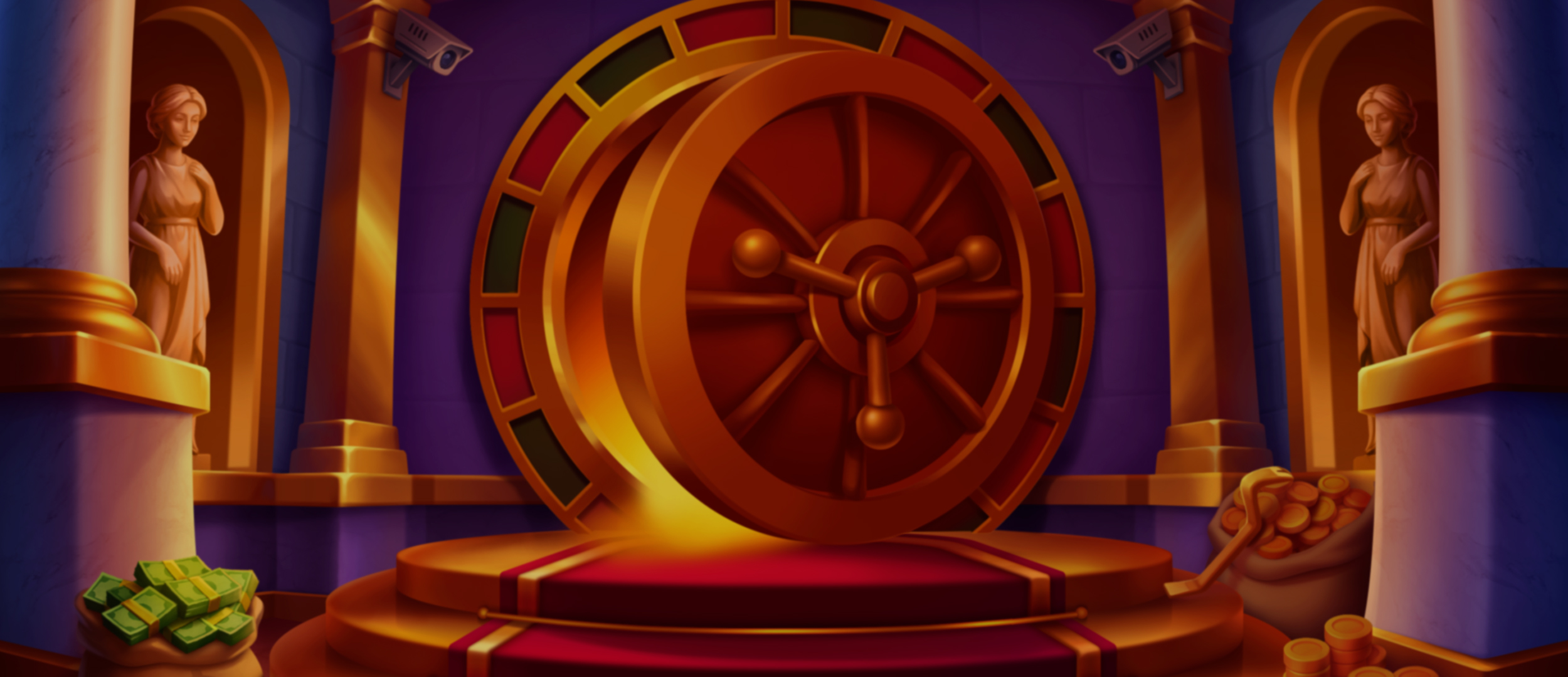 Vegas Vault official Push Gaming landscape artwork